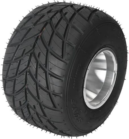 2x 11x7.10-5 إطارات Go Kart للمطر وإطارات 5 بوصات مع محاور 17T لسباقات الدراجات الثلاثية - 3 براغي 50 مم نمط 4 طبقات بدون أنابيب لمجموعة عجلات Buggy ATV 110cc 125cc 150cc in Kuwait