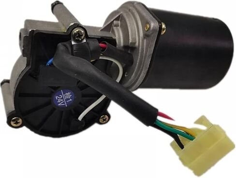 Wiper Motor 21N6-00240 21N6-01280 21N6-01281 24V Compatible With R220-7 R210LC-7 R250LC-7 R290LC-7 R140W7 R110-7(12V) in Kuwait