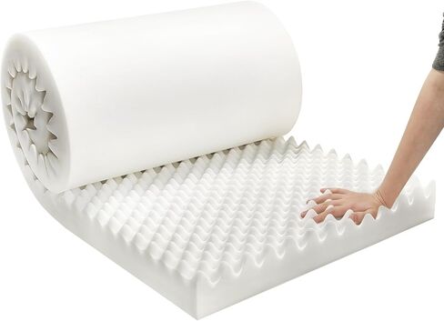 72 * 24 * 3 Inch Egg Crate Foam Padding Pressure-Relieving High-Density Upholstery Foam for Air Circulation Cuttable Cushion Pad for Sofa Chair Hospital in Saudi Arabia