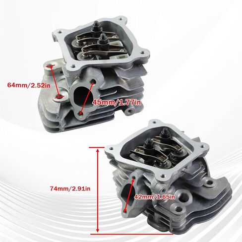 مجموعة رأس الأسطوانة من كيكيت متوافقة مع محرك غير هيمي بريداتور 212cc بطل 196cc 208cc 224cc محرك 3500 وات 4000 وات in Kuwait