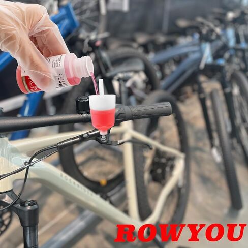 High Performance Mineral Oil Fluid for Shimano & Tektro & TRP Hydraulic Brakes- 2 x 60ml Hydraulic Brake Fluid，Road & Gravel Bicycle Brake Oil in Kuwait