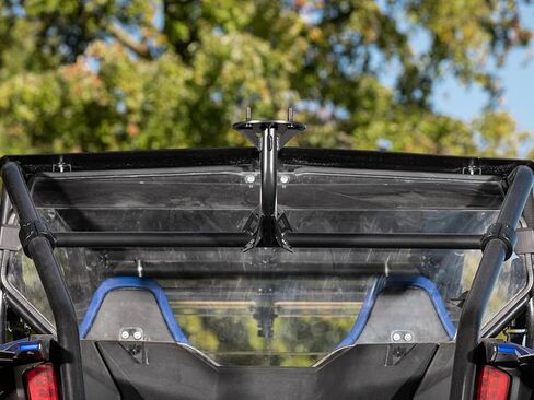 SuperATV Heavy Duty Spare Tire Carrier for 2020+ Honda Talon 1000X-4, Secures to Rear Frame of Vehicle, 1-1/2" Steel Tubing, Tires up to 70 LBS, No Drilling or Welding, See Fitment, USA Made in Kuwait