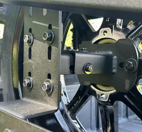 SEIZMIK UTV Bed Rack Spare Tire Holder Mount | Fits 27"-35" Tires | Works with SEIZMIK Full Height Bed Rack | Compatible with Polaris Ranger and Can-Am Defender in Kuwait