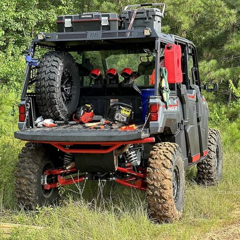 SEIZMIK UTV Bed Rack Spare Tire Holder Mount | Fits 27"-35" Tires | Works with SEIZMIK Full Height Bed Rack | Compatible with Polaris Ranger and Can-Am Defender in Kuwait