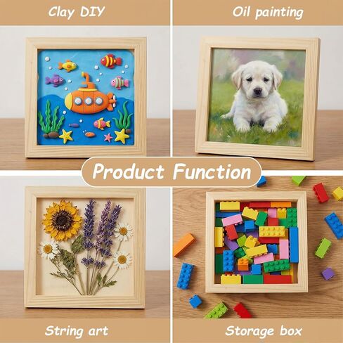 24pcs Unfinished Wood Canvas Panels for Painting 6''x 6''Unfinished Wood Canvas Panels for Crafts Woods Panel Boards DIY Drawing Pouring Art Projects with Oils, Acrylics in Kuwait