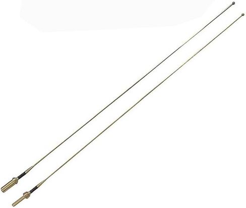 Metal Realistic Antenna Accessories 22.2CM Big&Small Hole 2pcs for Henglong 1/16 RC Tank 3889 German Leopard 2A6 in Kuwait