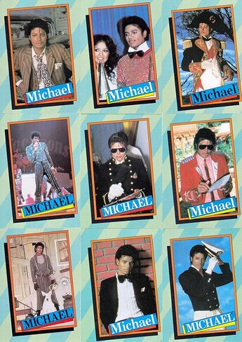 Michael Jackson Series 2 1984 Topps Complete Base Card Set of 33 No Stickers MU in Kuwait