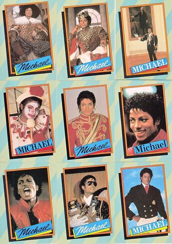 Michael Jackson Series 2 1984 Topps Complete Base Card Set of 33 No Stickers MU in Kuwait