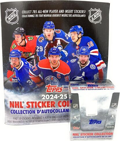 2024/2025 Topps NHL Sticker Collection - Sticker Album in Kuwait