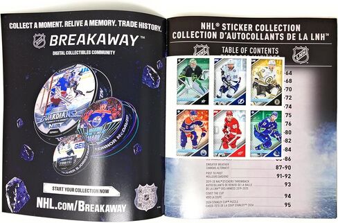 2024/2025 Topps NHL Sticker Collection - Sticker Album in Kuwait