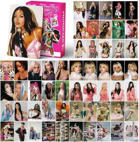 مجموعة بطاقات الصور والملصقات Katseye Pinky Up - 127 قطعة (55 قطعة من بطاقات Lomo + 72 قطعة ملصقات) بضائع Kpop القابلة للتحصيل in Kuwait