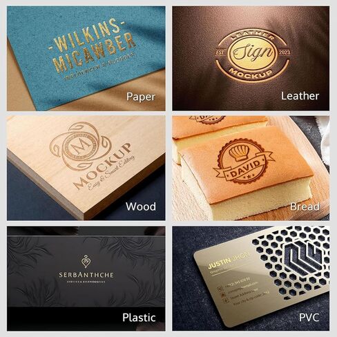 OFFNOVA Hot Foil Stamping Machine 10x13cm with U-Slot & Movable Table, 110V Digital Embossing Machine Manual Tipper Stamper for PVC Wood PU Leather Logo in Kuwait