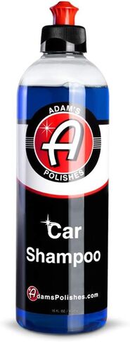 شامبو غسيل السيارات من Adam's Polishes (جالون) - درجة حموضة أفضل صابون غسيل السيارات لمدفع رغوة الثلج أو مسدس لغسالة الضغط ودلو سعة 5 جالون، منظف تلقائي سائل قوي وآمن وخالي من البقع in Kuwait