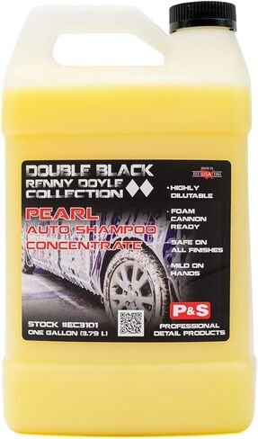 P&S Professional Detail Products Pearl Auto Shampoo – High-Foaming, pH-Balanced Car Wash Soap, Biodegradable, Safe for All Finishes, Lemon Scent, Foam Cannon & Bucket Wash - 1 Gallon in Kuwait