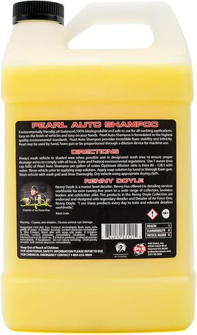 P&S Professional Detail Products Pearl Auto Shampoo – High-Foaming, pH-Balanced Car Wash Soap, Biodegradable, Safe for All Finishes, Lemon Scent, Foam Cannon & Bucket Wash - 1 Gallon in Kuwait