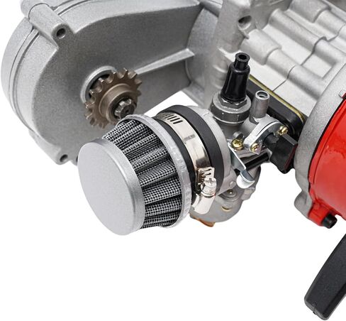 محرك محرك ثنائي الأشواط 49CC 50CC للدراجة الترابية الصغيرة ATV رباعية الدراجات النارية الصغيرة ودراجة الجيب 49CC ثنائي الأشواط محرك بنزين 50cc محرك الدراجة الترابية، 40 ميل في الساعة (49CC 2-Stroke 1) in Kuwait