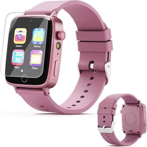 Smart Watch for Kids with 26 Puzzle Games, HD Touch Screen Kids Watch, Camera, Music Player, Alarm Clock, Calculator, Pedometer, Learn Card - 12/24hr Toys for Age 3-12 Year Old, Birthday Gift for Boys in Kuwait