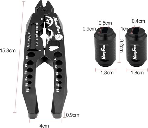 Metal Shock Absorber Pliers Rod Ball Clamp & Ball Joint Wrench Multi-Function RC Tool Combo Set for 1/8 1/10 RC Car in Kuwait