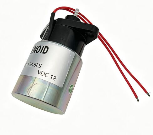 12V Stop Solenoid Actuator 0175-12A6LS SA-4828-12 017512A6LS SA482812 Fikowjs Compatible with Kubota V3300 Engine in Kuwait