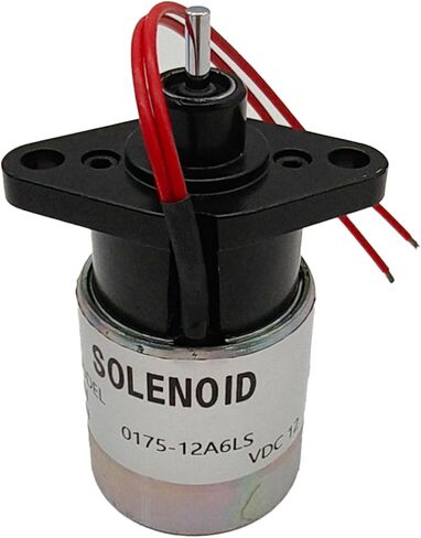 12V Stop Solenoid Actuator 0175-12A6LS SA-4828-12 017512A6LS SA482812 Fikowjs Compatible with Kubota V3300 Engine in Kuwait