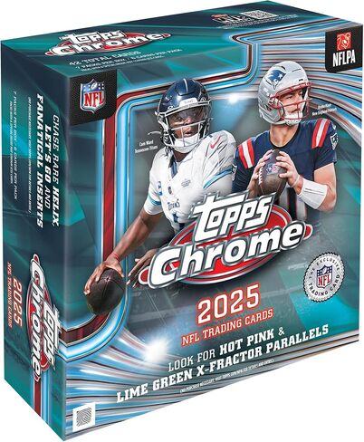 كرة قدم Topps Chrome 2025 - مختومة من المصنع - صندوق ضخم in Kuwait