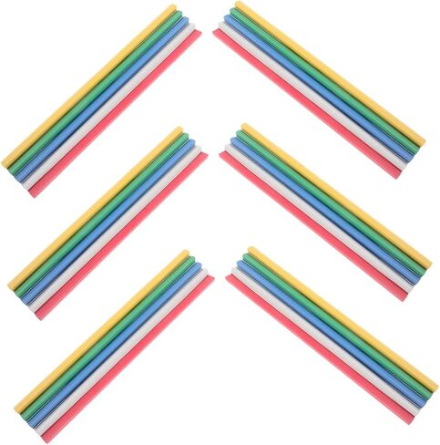 Angoily 40pcs A4 Plastic Binding Bars with 1.2cm Solid Spine Clips, Multi-Color Bookbinding Strips for Office Document Report Covers, School and Study Binding Supplies in Kuwait