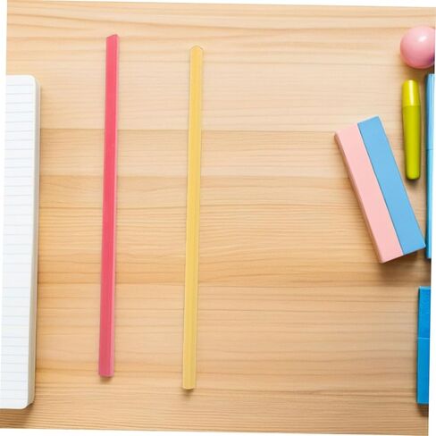 Angoily 40pcs A4 Plastic Binding Bars with 1.2cm Solid Spine Clips, Multi-Color Bookbinding Strips for Office Document Report Covers, School and Study Binding Supplies in Kuwait