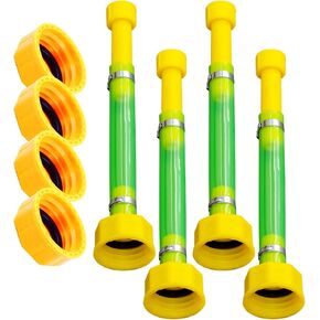 مجموعة استبدال علب الغاز وغطاء غاز أحمر - خرطوم PVC مانع للتسرب مقاس 10 بوصات وغطاء متين لأباريق وقود الغرب الأوسط/الصولجان 1/2/5/10 جالون (يناسب خيوط 1.75 بوصة - 1.8 بوصة) (1) in Kuwait