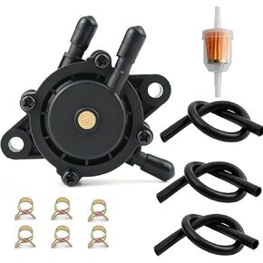 808656 Fuel Pump Kit Replacement for John Deere LA145 D140 L120 E130 S120 LA110 D110 LA130 Z425 Z335E Tractor Mower, Compatible with Briggs & Stratton 491922, Replaces LG808656 M145667 in Kuwait