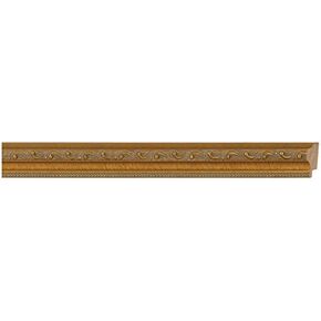 CountryArtHouse Picture Frame Moulding (Wood) 100ft bundle - Traditional Antique Gold Finish - 1.25" width - 3/8" rabbet depth in Kuwait