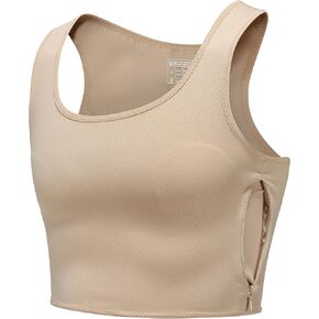 LGBT UNICORNS Chest Binder Trans FTM, Adjustable Bindfree Sizing Design, Skin-Friendly & Breathable Cotton, with Nipple Covers Built-in in Saudi Arabia