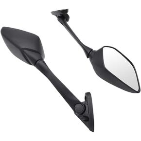 CNC Motorcycle Rearview Side Mirrors Compatible With YZF R3 YZF R25 2013 2014 2015 2016 2017 2018(Snakeskin mirror) in Kuwait