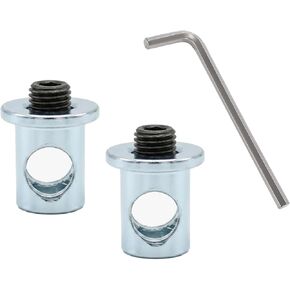 Newace Truck Tool Box Rod Connector استبدال 2 حزمة، قضيب توصيل مزلاج صندوق الأدوات، ملحقات صندوق أدوات الشاحنة، جزء إصلاح ربط صندوق الأدوات المعدني الثقيل يناسب قطر القضيب 0.15 بوصة - 0.275 بوصة (2) in Kuwait