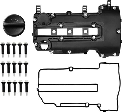 AERDM Engine Valve Cover kit w/Gaskets & Bolts & Oil Filler Cap Compatible with 2011-2020 Chevy Cruze Sonic Volt Trax Buick Encore ELR Encore 1.4L Turbo Replaces # 55573746 25198498 25198874 in Kuwait