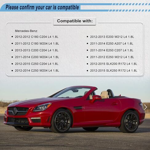 غطاء صمام المحرك، مع حشية متوافقة مع 2011-2012 C180، 2011-2014 C200/E250، 2012-2015 C250، 2012-2013 E200، 2012-2015 SLK200/SLK250، L4 1.8L، استبدال لـ A2710101730 in Kuwait