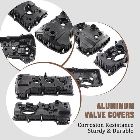 مجموعة غطاء صمام ألومنيوم مع حشية ومسامير متوافقة مع F/ord F-150 Expedition Transit 150 250 350 Lincoln Navigator 3.5L V6 2013-2023، استبدل BL3E6K273CB DL3E6K271FA in Kuwait