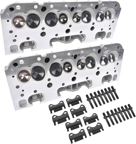 2 قطعة الاسطوانة الجمعية الألومنيوم استبدال ل تشيفي SBC 350/327/383 كورفيت كامارو Z06 190cc 64cc 129006601 in Kuwait