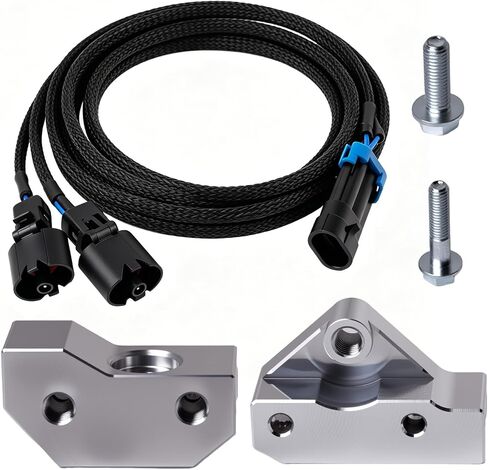 مجموعة أدوات نقل مستشعر الطرق مع حزام نقل التمديد 47 بوصة مناسب لمحركات دعامة مستشعر الطرق LS Gen 3 LS1 LM7 LR4 LQ4 LS6 L59 LQ9 LM4 L33 تتضمن الألومنيوم الخام من جانب السائق والراكب in Kuwait