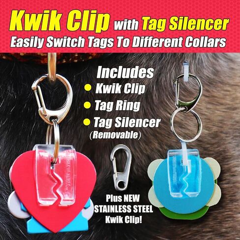SilenTags Kwik Clip كاتم صوت العلامة وحلقة العلامة in Saudi Arabia