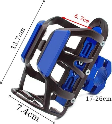 Motorcycle Stand Mount Accessories Beverage Water Bottle Cage Drink Cup Holder Compatible with Tiger 800 900 GT PRO Explorer 1200 XCA in Saudi Arabia