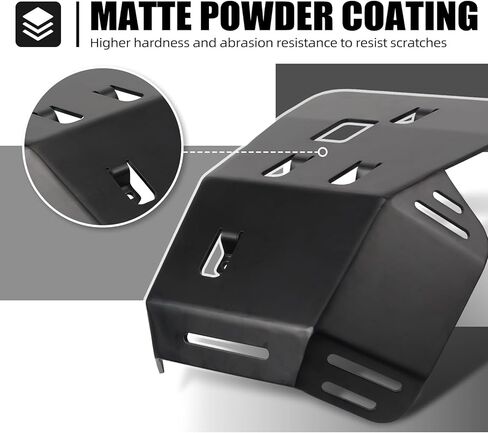 NICECNC لوحة انزلاقية سوداء لحماية هيكل المحرك متوافقة مع سوزوكي DRZ400/DRZ400E/DRZ400S/DRZ400SM 2000 2001 2002 2003-2020 2021 2022 2023 2024 انظر الإعداد in Kuwait