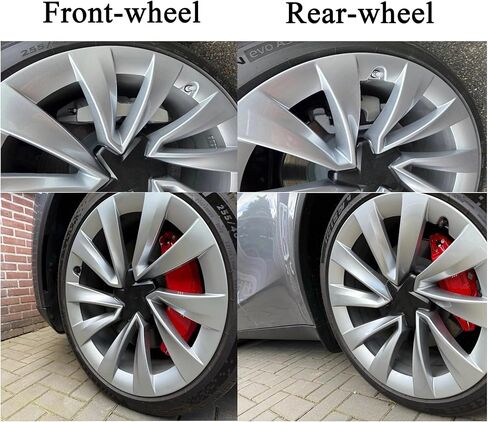 أغطية فرجار الفرامل، متوافقة مع ملحقات Tesla Model Y Juniper 2025 2026 مع مجموعة من 4 ملصقات (لا تناسب RWD المصنوعة في برلين، والبعض الآخر مناسب) (أخضر) in Kuwait