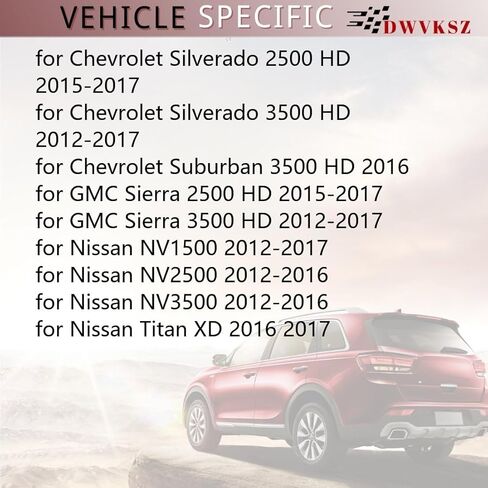 استبدال جلبة مطاطية لفرجار قرص الفرامل الأمامية قطعة واحدة Dwvksz لـ Nissan NV3500 5.6L 2012 2013 2014 2015 2016، لـ GMC Sierra 2500 HD 6.0L 2015 2016 2017، لـ Sierra 2500 HD 6.6L 2015 2016 2017 in Kuwait