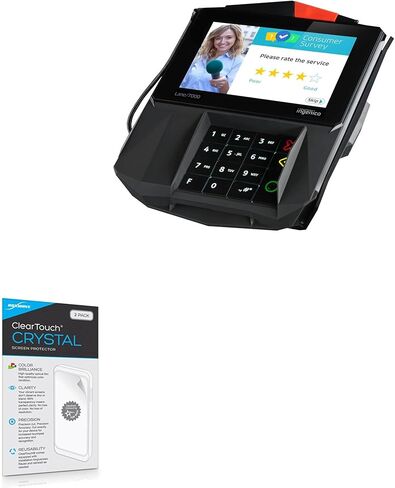 واقي شاشة BoxWave متوافق مع Ingenico Lane 7000 - ClearTouch مضاد للتوهج (عبوتان)، غلاف غشاء غير لامع مضاد لبصمات الأصابع in Kuwait