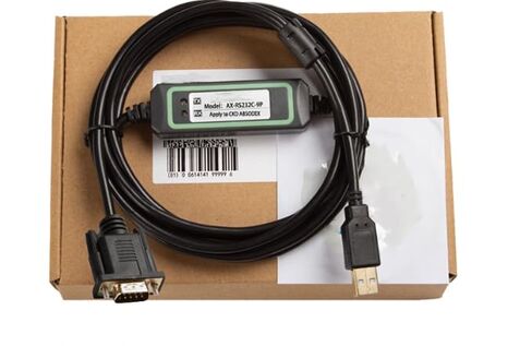 AX-RS232C-9P لكابل تشغيل محرك سيرفو، كابل تنزيل كابل مطلي بالذهب عالي السرعة ومستقر موديل FT232RL رقاقة 3 أمتار in Kuwait
