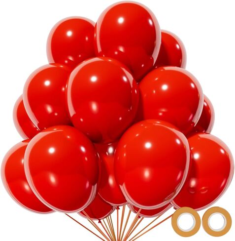 110pcs Black Balloon 12 inch, Black Latex Balloons for Birthday Party Baby Shower Wedding(with 2 Ribbons). in Kuwait