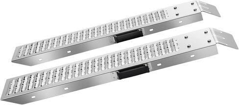 VEVOR Trailer Ramps, 2PCS 39 x 9 in, Heavy-Duty Steel ATV Ramp Set with Anti-Slip Plates, 1200LBS Combined Capacity Loading Ramps for Motorcycles, Lawn Mowers, Farm Tractors, Carts in Kuwait