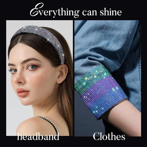 مجموعة Teenitor Bedazzling Kit المكونة من 28 لونًا من أحجار الراين، 30000 قطعة من أحجار الراين المسطحة للأحجار الكريمة المبهرة مع 3 قطع B7000 غراء المجوهرات وأدوات حجر الراين الراتنج لفن الأظافر والحرف الفنية الماسية DIY in Kuwait
