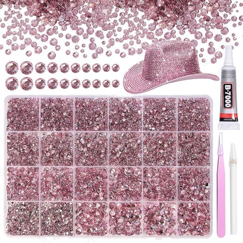 21000Pcs Black Rhinestones for Bedazzling Kit, Mix Sizes Jelly Bedazzling Resin Gems, Black Gems Bedazzling for Crafting, Flatback Resin Rhinestones for Craft DIY Face Makeup in Saudi Arabia