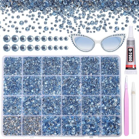 21000Pcs Black Rhinestones for Bedazzling Kit, Mix Sizes Jelly Bedazzling Resin Gems, Black Gems Bedazzling for Crafting, Flatback Resin Rhinestones for Craft DIY Face Makeup in Saudi Arabia